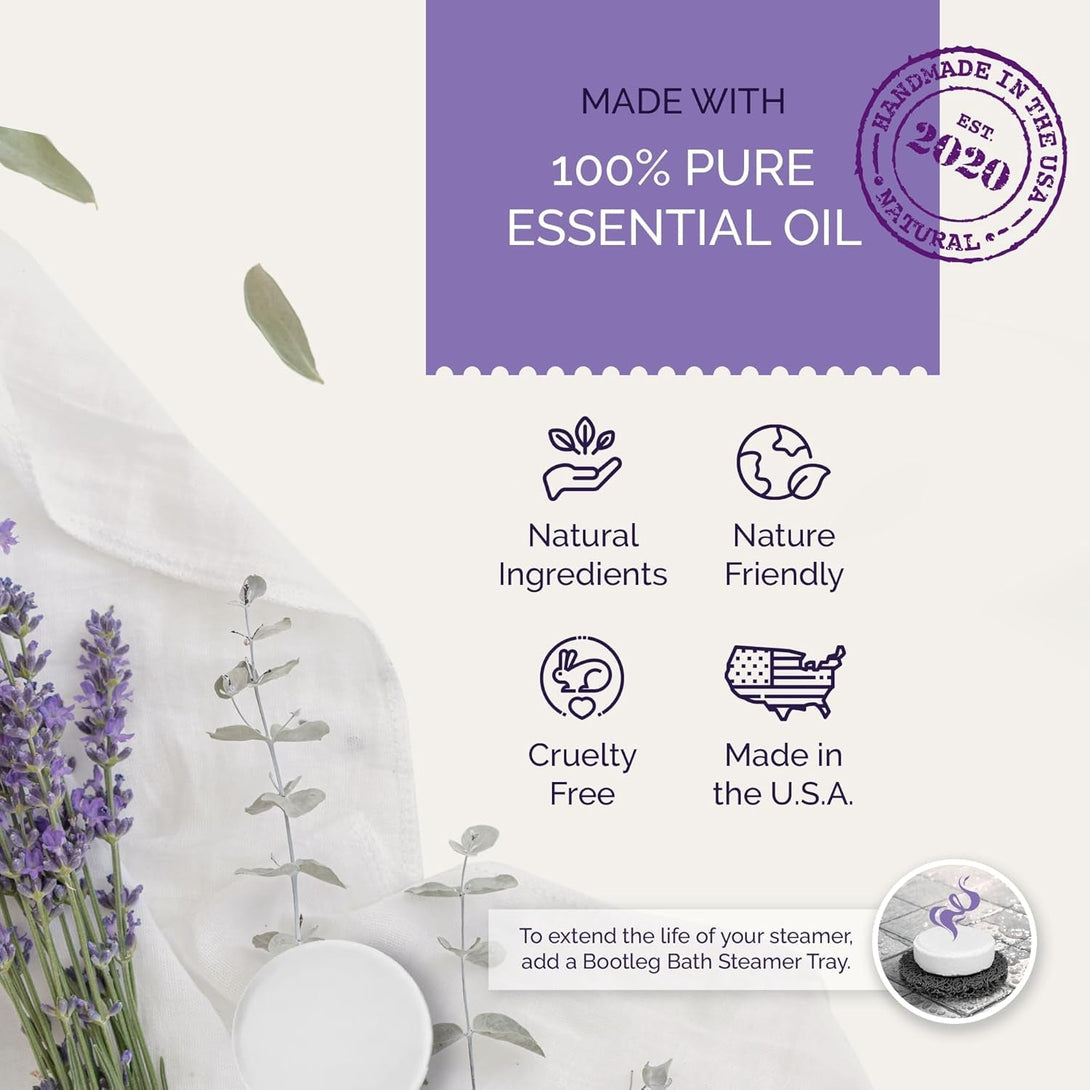 Shower Steamers Aromatherapy 15 Pack, Lavender Shower Bombs, Great Mother'S Day Gift, 100% Pure Essential Oil, All Natural, for Men and Women, Made in USA