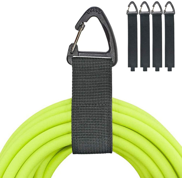 Extension Cord Holder Organizer(4 Pack L), Extension Cord Hanger for Garage Organization and Storage, 16-Inch Heavy Duty Storage Straps, Garage Gadgets for Men
