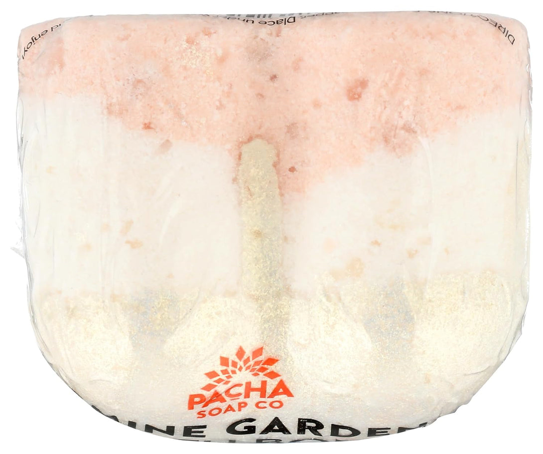 PACHA SOAP Jasmine Gardenia Heart Froth Bomb, 5 OZ