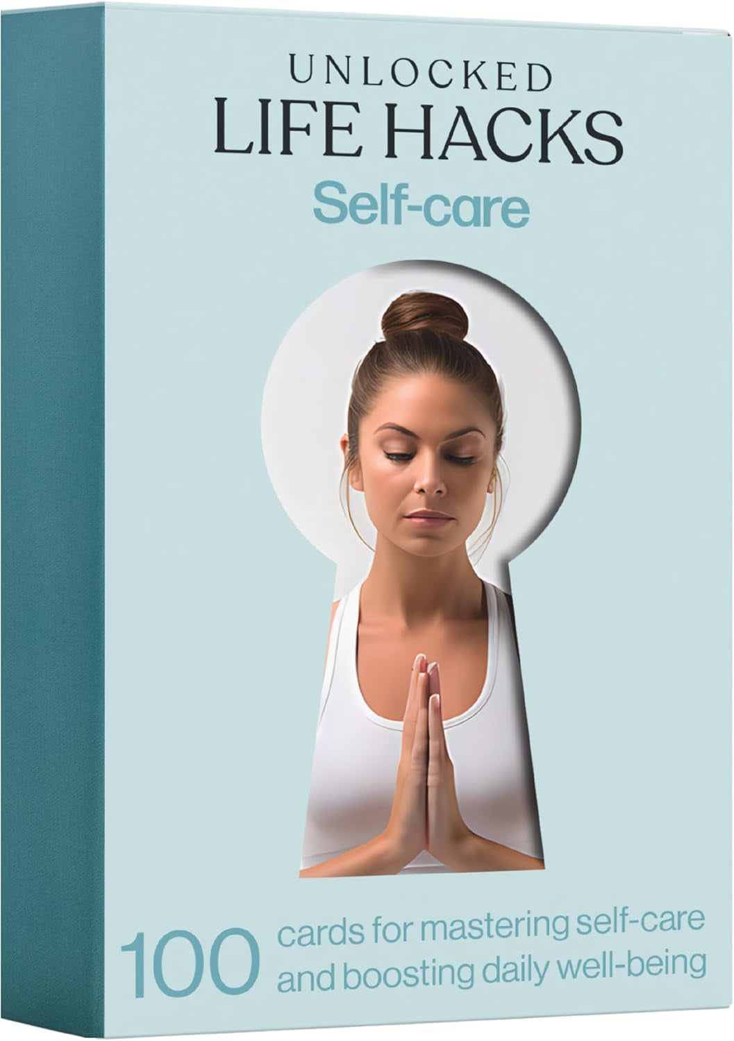 100 Cards with Powerful Hacks & Tips for Healthy Living, Wellness, Mindfulness, Stress Relief, Relaxation, Reduced Anxiety - Self Care Gifts for Women Men Wife Husband Mom Dad Sister Friend Coworker
