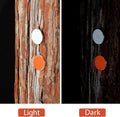 Epakh 200 Pack Reflective Tacks Trail Marking Tacks Reflective Trail Markers Hunting Reflector Mark Trail for Hunting Hiking Camping Tree