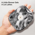 Zinc Infused Silicone Body Scrubber for Men, New Upgrade Deep Exfoliating Body Scrubber for Shower, Silicone Loofah Men for Sensitive Skin with