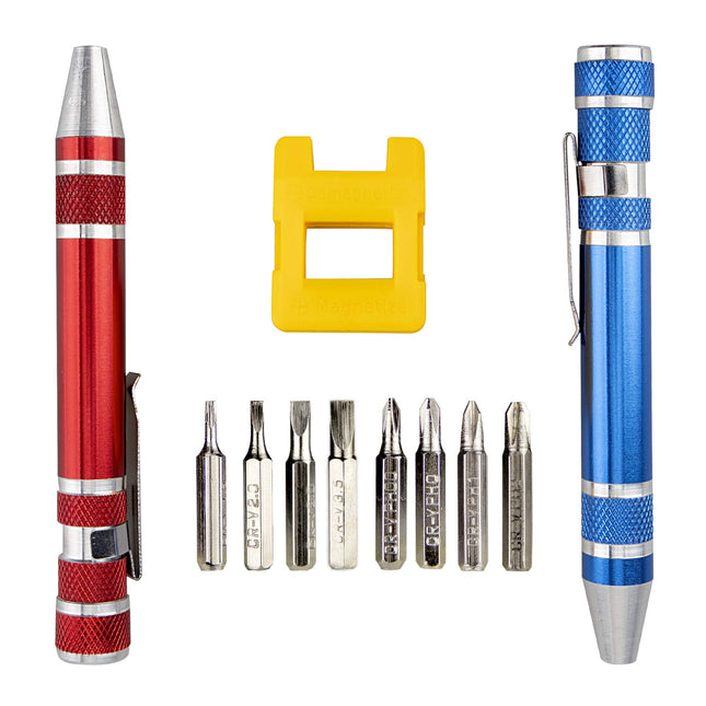 SWATOM 8 in 1 Mini Screwdriver Set Small Screwdrivers Pen Magnetic Repair Tools EDC Compact Precision Gadgets for Comput