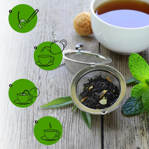 Gourmanity Japanese Loose Tea Sampler, 3 Flavors of Green Herbal Tea Mix with Floral & Fruity Notes, Great Gift for Any Tea Enthusiast, Product of