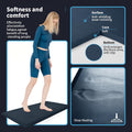 Art3D anti Fatigue Mat - 1/2 Inch Cushioned Kitchen Mats - Comfort & Non Slip Cushion for Standing Desk, Office or Garage Floor (17.3"X28",