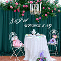 MEETSKY Hunter Green Backdrop Curtains for Parties Wedding Curtains Rod Pocket Green Photo Curtains Backdrop Sliding Drapes Backdrop Curtains for