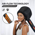 Hooded Hair Dryer W/A Headband Integrated That Reduces Heat around Ears & Neck - Hair Dryer Hooded Diffuser Cap for Curly, Speeds up Drying Time,
