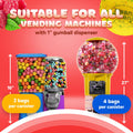 Gumballs for Gumball Machine - Berry Mix 1 Inch Bubble Gum Balls Bulk - Gumball Machine Refills - Chewing Gum - 2.4 Pound - 136Pcs King Gumballs Bulk