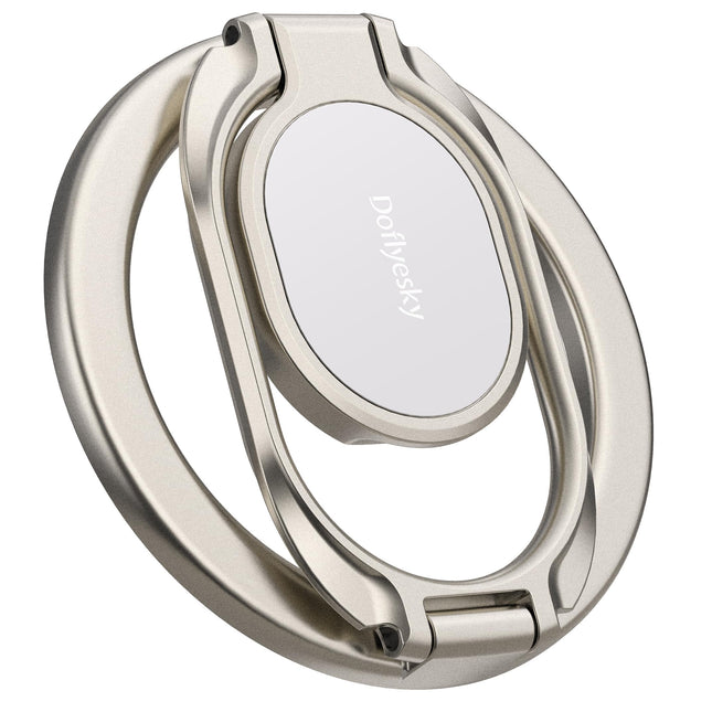 Magnetic Phone Ring Holder, Double Adjustable Gym Finger Ring Grip and Stand, Removable Phone Grip, for Iphone, Ipad and