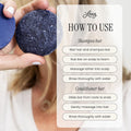 Naturel Purple Toning Shampoo Bar, Blonde or Grey Hair Toning Shampoo Bar with Biotin and Almond Oil, Vegan, Zero Waste, Cruelty Free, Made in USA