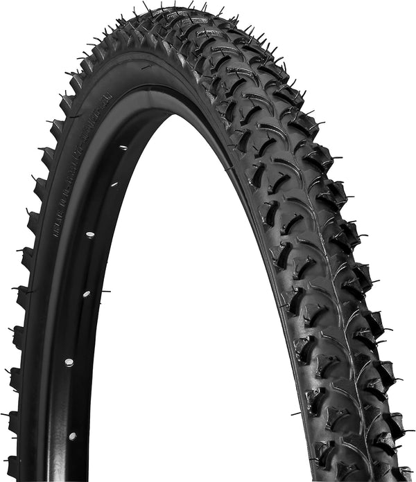 Schwinn Replacement Bike Tire, Folding Mountain Bike Tire, High Traction Knobs, Steel Bead Construction, Standard Bike Tires, Bicycle Replacement