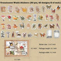 Knaid 200 Pieces Vintage Ephemera Pack Decoupage Paper Junk Journal Kit Scrapbook Planner Sticker Supplies for Art Journaling Bullet Journals