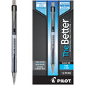 PILOT Pen 30000 the Better Ball Point Pen Refillable & Retractable Ballpoint Pens, Fine Point, Black Ink, 12-Pack