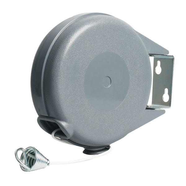 Retractable Clothesline Heavy Duty Retracting Clothes Line Outdoor and Indoor with Durable ABS Shell and 38 Feet Extruded PVC Line,With Lock to