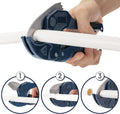 Bates- PVC Pipe Cutter, Cuts up to 1-5/8", Navy Blue Ratcheting PVC Pipe Cutter Tool, Pipe Cutters PVC Pipe Shears, Plastic Pipe Cutter, PEX Pipe