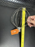 KN256WW 6 QT Wire Whip Stainless Steel for Kitchenaid Stand Mixer Accessory Replacement, Egg Cream Stirrer, Cakes Mayonnaise Whisk