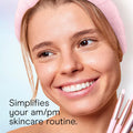Conair Spa Makeup and Face Washing Headband - Bubble Design - Pink