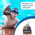 Skillmatics Seek & Splash Diving Gem Toys - Underwater Search and Find Game, Perfect for Swimming Pool & Summer Fun for Kids, Gifts for Boys &