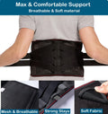 Lower Back Brace for Men Women Back Pain Relief Back Support Belt- Posture Corrector Breathable Adjustable Belt for Lifting, Scoliosis, Herniated