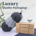 Myhomebody Large 70G Loofah Sponge, Body Scrubber, Bath Sponge, Loofah for Women, Men, Exfoliating Sponge Shower Pouf with Activated Charcoal - 3
