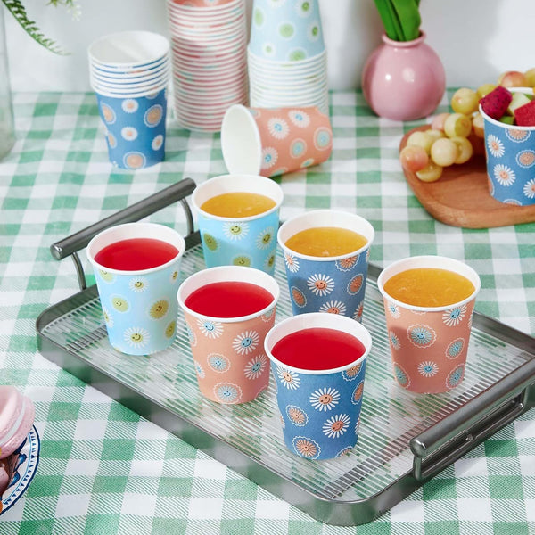 SIUQ 300 Pack 5 oz Paper Cups, Disposable Bathroom Cups, Small Mouthwash Cups, Hot/Cold Beverage Drinking Mini Cup for Party, Picnic, BBQ, Travel