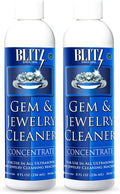 Blitz 653 Gem & Jewelry Non-Toxic Cleaner Concentrate for Use in Cleaning Machines, 8 Ounces, 2-Pack