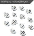 Wirefy Crimping Die for Insulated Flag Connectors - 12-10 AWG