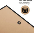 Upsimples 11X17 Picture Frame Black 3 Pack, Scratch-Proof 11 X 17 Poster Frames for Photo Gallery - Slide-In Strips, Horizontal or Vertical Wall