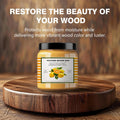 Premium Cutting Board Finish Wax - Natural Beeswax and Carnauba Wax - Enriched with Lemon & Orange Oils - for Wood Butcher Blocks, Wooden Bowls,