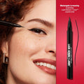 REVLON Colorstay Lash Serum + Liner, Waterproof Eyeliner, Healthier Looking Eyelashes, Smudge-Resistant Flexible Brush Tip, 001 Blackest Black
