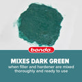 3M Bondo Short Strand Fiberglass Reinforced Filler 21 Oz (595.34 G) with Bondo Cream Hardener 0.5 Oz (14G), Repair Holes up to 0.5 IN, Waterproof