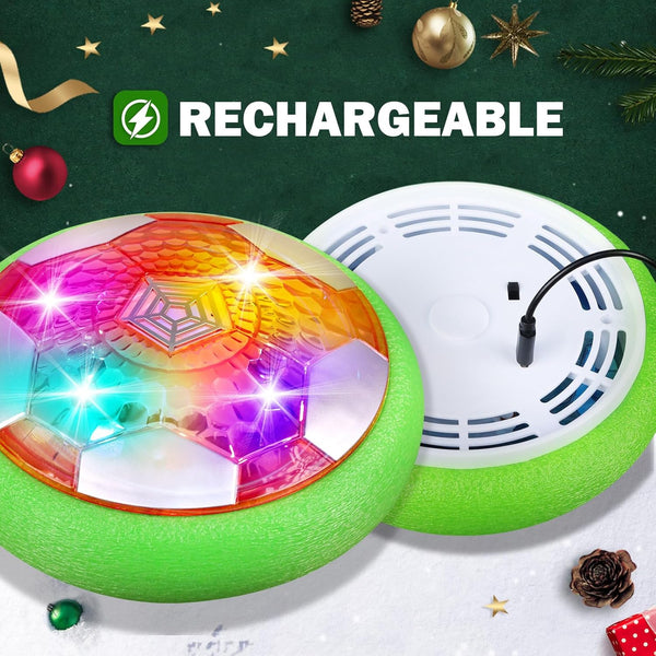 BaLaM Hover Soccer Ball Toys for 3-8 Year Old Kids Toddler Boys Girls, Christmas Birthday Gifts for Kids Age 4-6 5-7 8-12, Indoor Rechargable