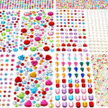 2774Pcs Gem Stickers Jewels for Crafts - Self Adhesive Rhinestone Jewel Stickers, Stick on Gems Rhinestones for Crafts, Acrylic Bling Heart