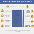 The Reboot Journal - Habit Journal for Building Positive Life Changing Habits - Guided Daily Self Improvement Blueprint with Habit Tracker -