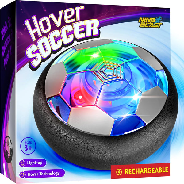 Hover Soccer Ball for Kids - Boy Birthday Gifts - Indoor Toy Games Gift for Boys Age 6, 7, 8, 9, 10, 11, 12 Year Old - Light-Up Toys Game for Kid