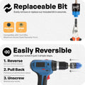 Adjustable DIMPLER ® - Drywall Bit & Screw Gun Attachment, Converts Drill into Drywall Screw Gun or Deck Screwdriver, Magnetic Bit Holder for