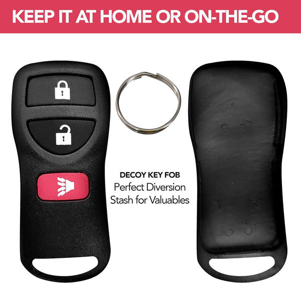 Key Diversion Safe by Stash-It, Hidden Secret Compartment, Stash Box, Discreet Decoy Car Key Fob to Hide and Store Money at Festivals and While