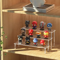 Acrylic Display Risers, 3 Tier Perfume Organizer Stand, Clear Cupcake Stand Holder, Large Shelf Risers for Figures, Dessert Shelves for Party,