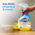 Clorox Disinfecting Multi-Purpose Cleaner Starter Kit, Household Essentials, One Reusable Spray Bottle plus 2 Refills