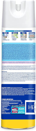 Lysol Disinfectant Spray, Lemon Breeze, 19Oz, Clear