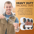 Industrial Grade Clear Packing Tape 12 Rolls - Extra Long 110 Yards per Roll - 2" Wide X 2.7 Mil Thick, Acrylic Adhesive Heavy Duty Tape for Box