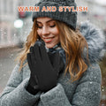 Ihuan Winter Waterproof Gloves for Men Women Snow Ski - Cold Weather for Running Cycling, Warm Thermal Touchscreen Finger