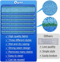 6 Pack Microfiber Cleaning Pads for Mop Hardwood Floor Cleaner Mop Replacement, Deep Microfiber Cleaning Pad Dusting Pad Wet Mop Dry Dust Mop