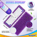 KEEPOW Power Mop Refill Pads for Swiffer, Power Mop Pads for Swiffer Power Mop Wood Floor Cleaning, Microfiber Power Mop Reusable Pads for