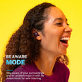 Jlab Go Pop+ True Wireless Bluetooth Earbuds & Charging Case - Violet, App Support, Dual Connect, IPX4 Sweat Resistance, Bluetooth 5 Connection, 3