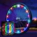Activ Life LED Bike Wheel Lights with Batteries Included, Get 100% Brighter and Visible from All Angles for Ultimate Safety & Style (1 Tire Pack,