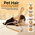 2-Pack Pet Hair Removal Tool - Carpet Rake and Squeegee for Pet Hair Remover Tool - Lint Remover and Hair Scraper for Couch - Easy to Clean Fuzz