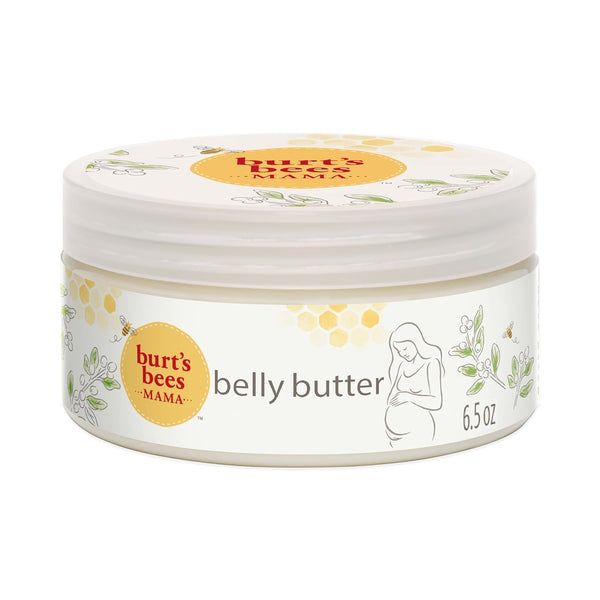 Burt'S Bees Mama Belly Butter Stretch Mark Cream for Pregnancy Massages Body & Reduces Scar Appearance, Prenatal & Postnatal Tummy Skin Care, Shea