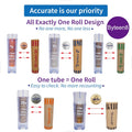 Coin Counter Coin Sorter Tubeï½Creative 5-In-1 Change Sorter Coin Organizerï½Change Counter Machine Coin Rollerï½Coin Bank Holder Coin