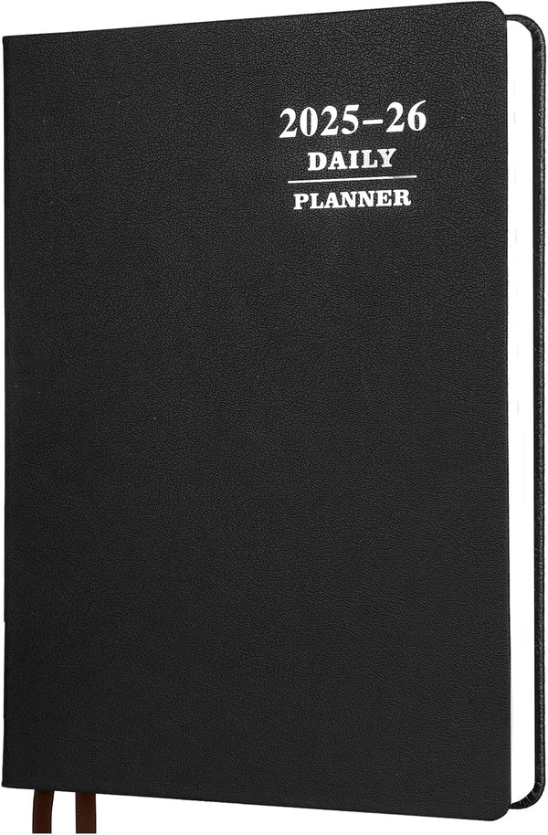 KESOTE Large Daily Planner 2025-2026 Full Page per Day, Hourly Schedule 8.5" X 11" Academic Diary Day Planner 12 Month (July 2025 - June 2026),